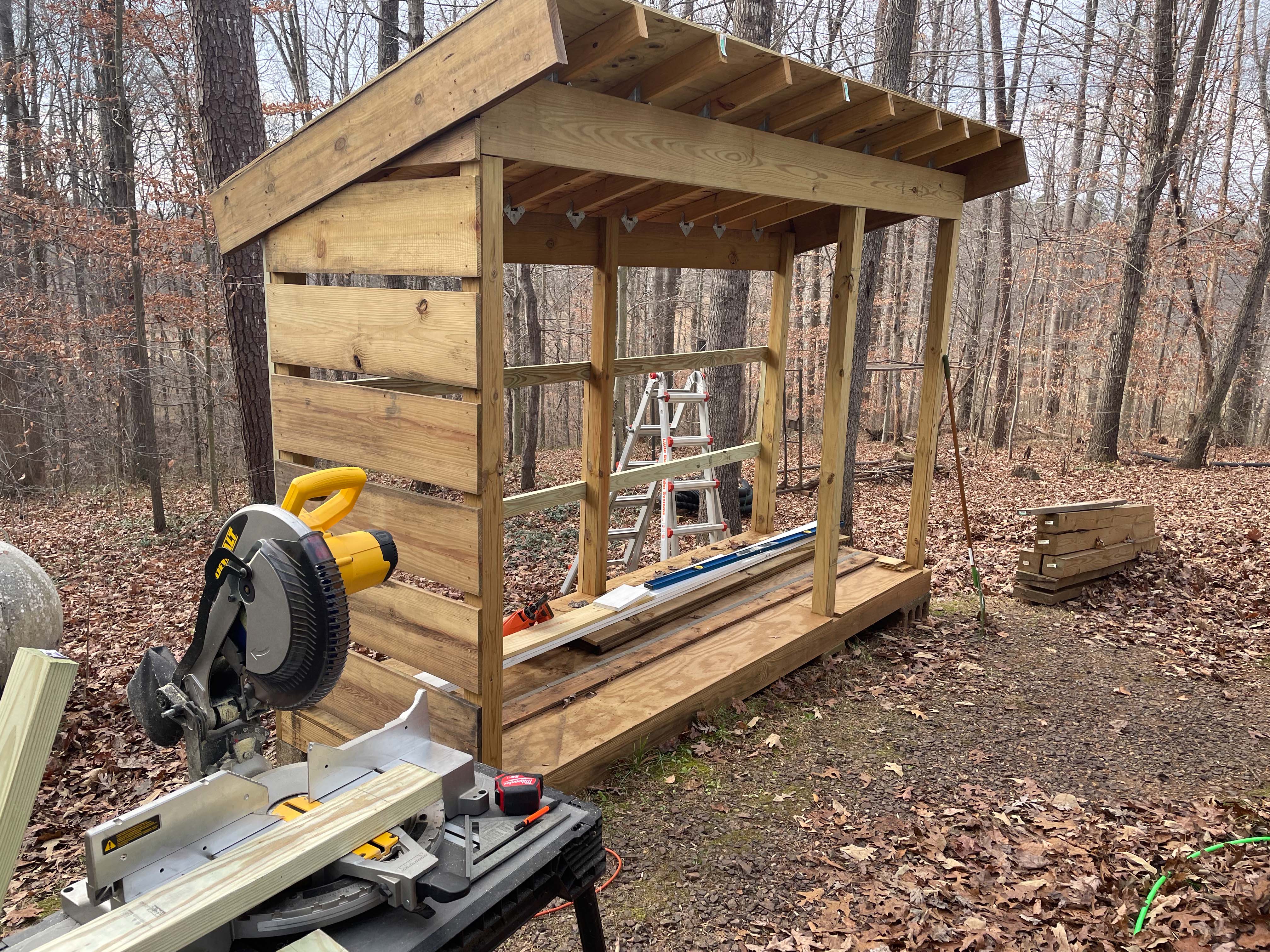 Shed Under Construction